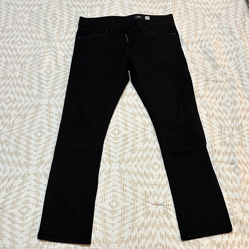Volcom Men's Slim Straight Black Jeans